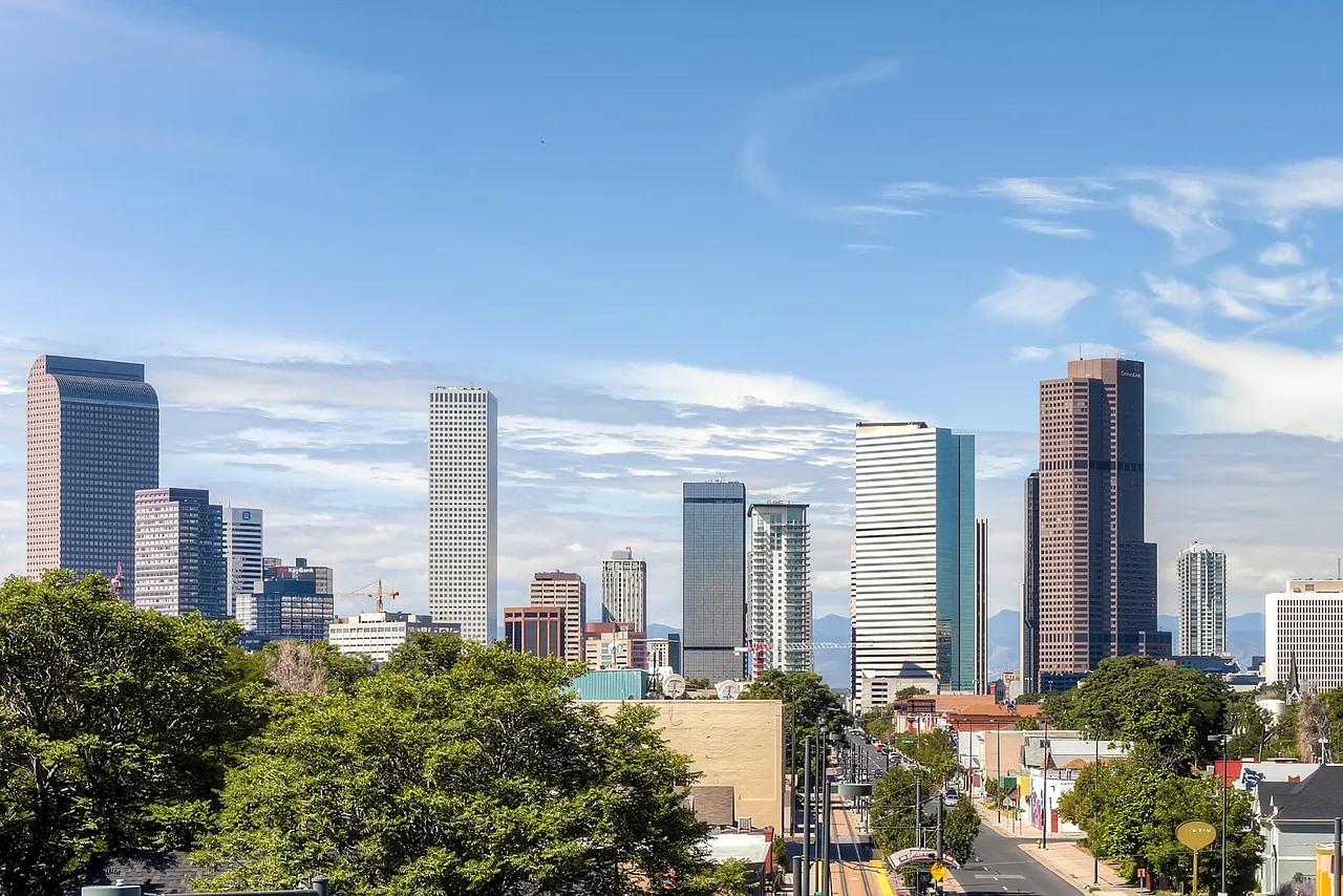 A Landscape Photo Featuring the Denver Skyline
