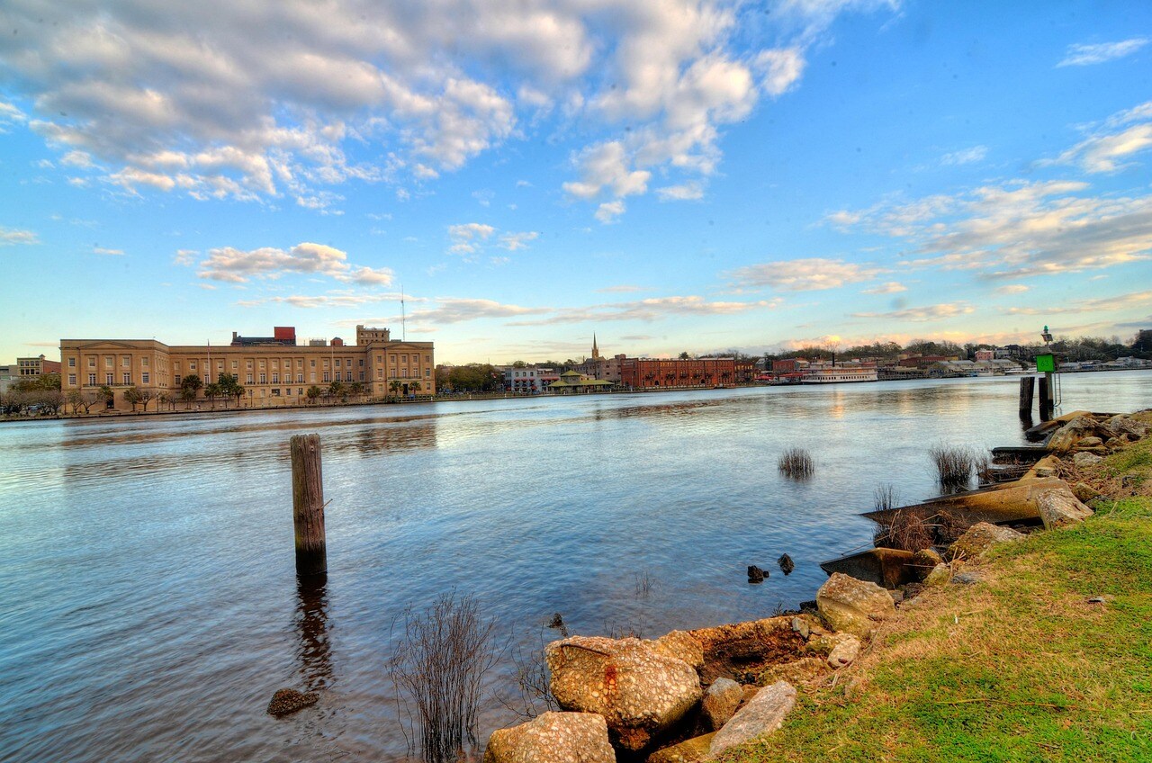 A Landscape Photo Featuring Frontage on the Delaware River