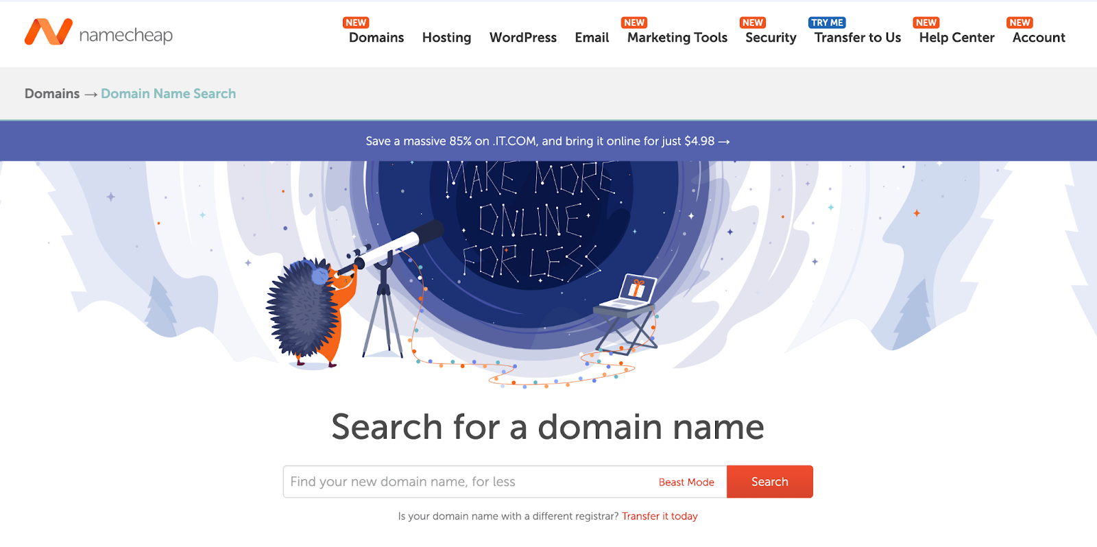8 best domain registrars of 2026  - Namecheap