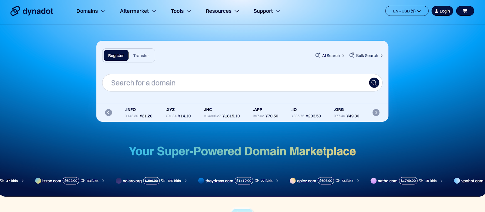 8 best domain registrars of 2026 - Dynadot