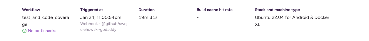UI Image with build information