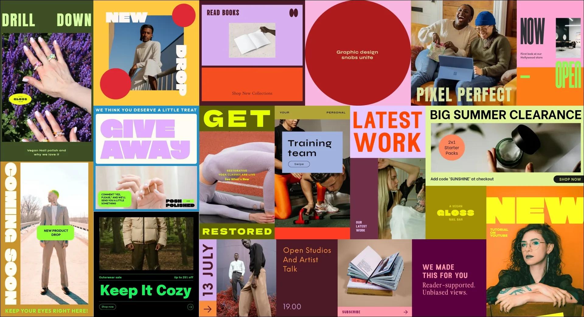 Bold Minimalism Moodboard