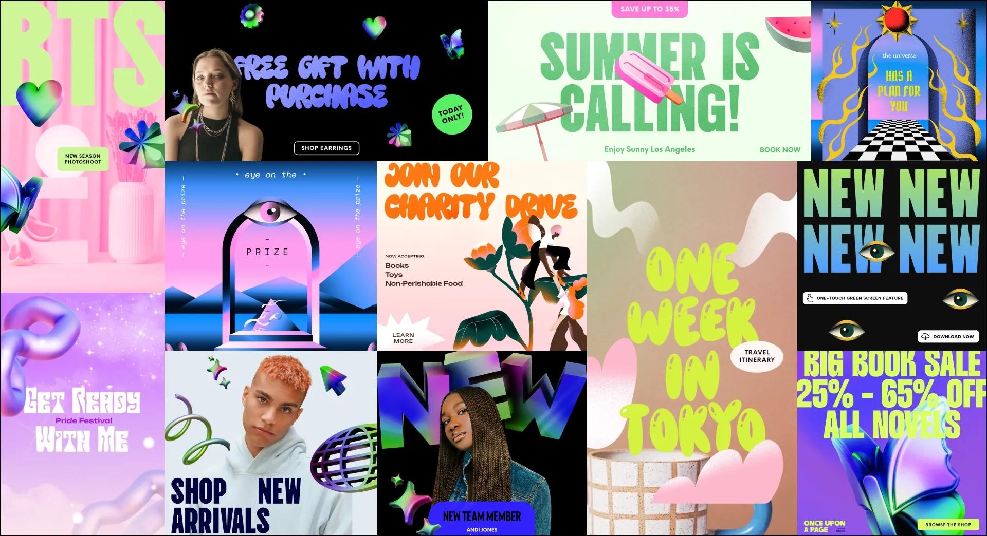 Handcrafted 3D Moodboard