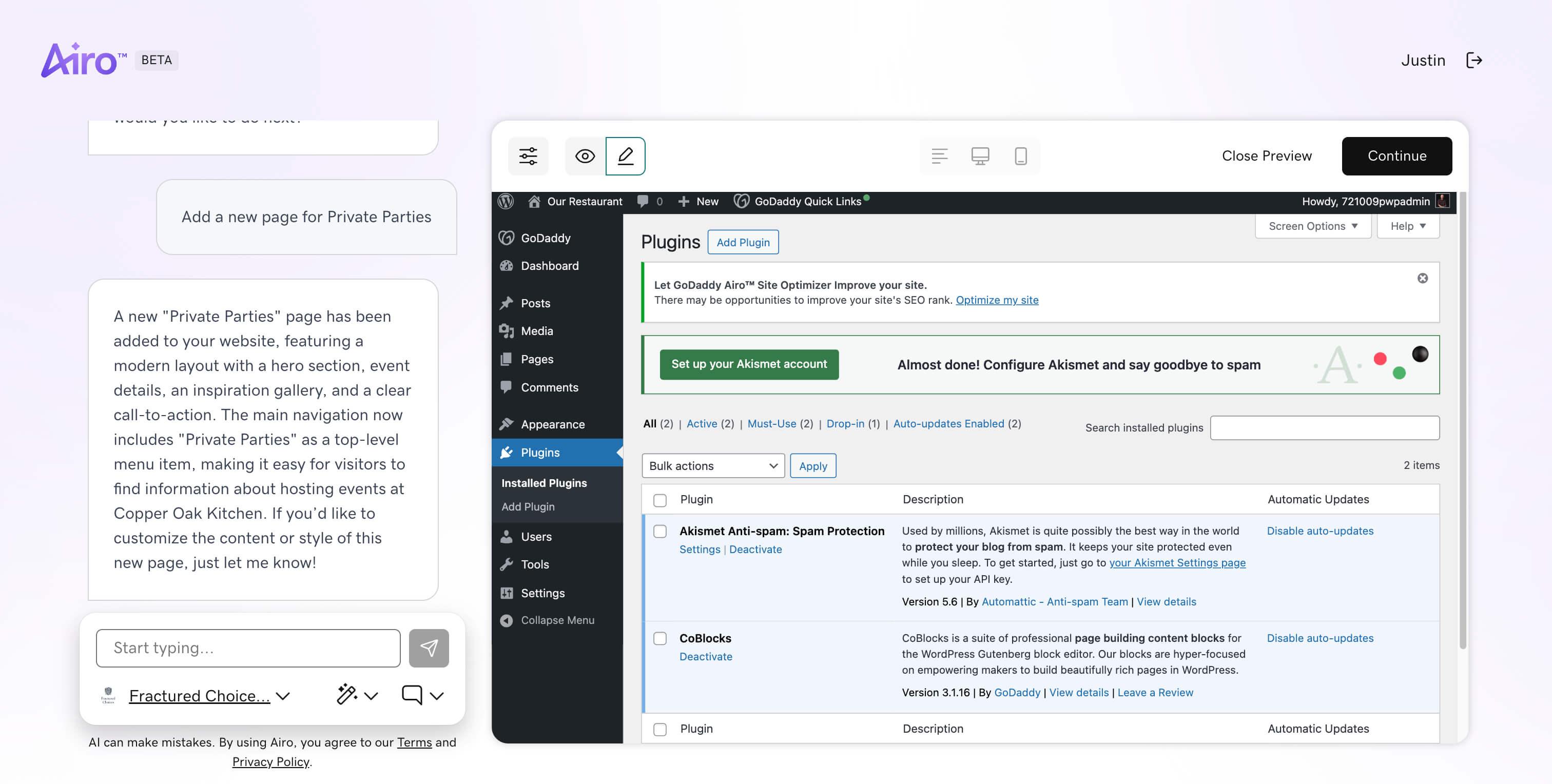graphical user interface, text, application