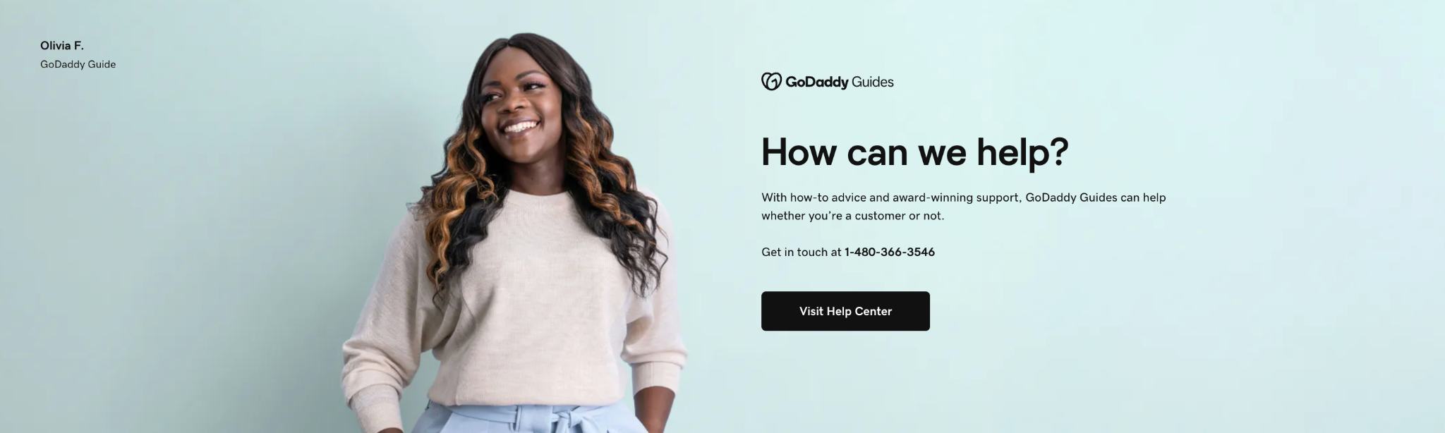 Small Business Homepage Elements - Contact Details