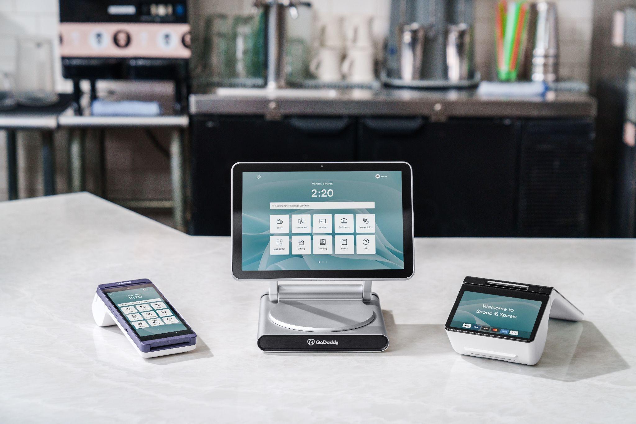 Different Types of POS Hardware Sit on a Table