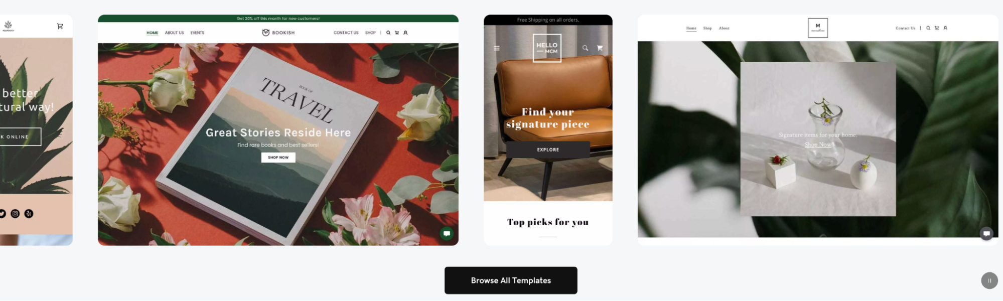 Small Business Homepage Elements - High Quality Images
