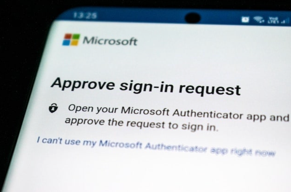 Screenshot of Microsoft multi-factor authentication (MFA) page