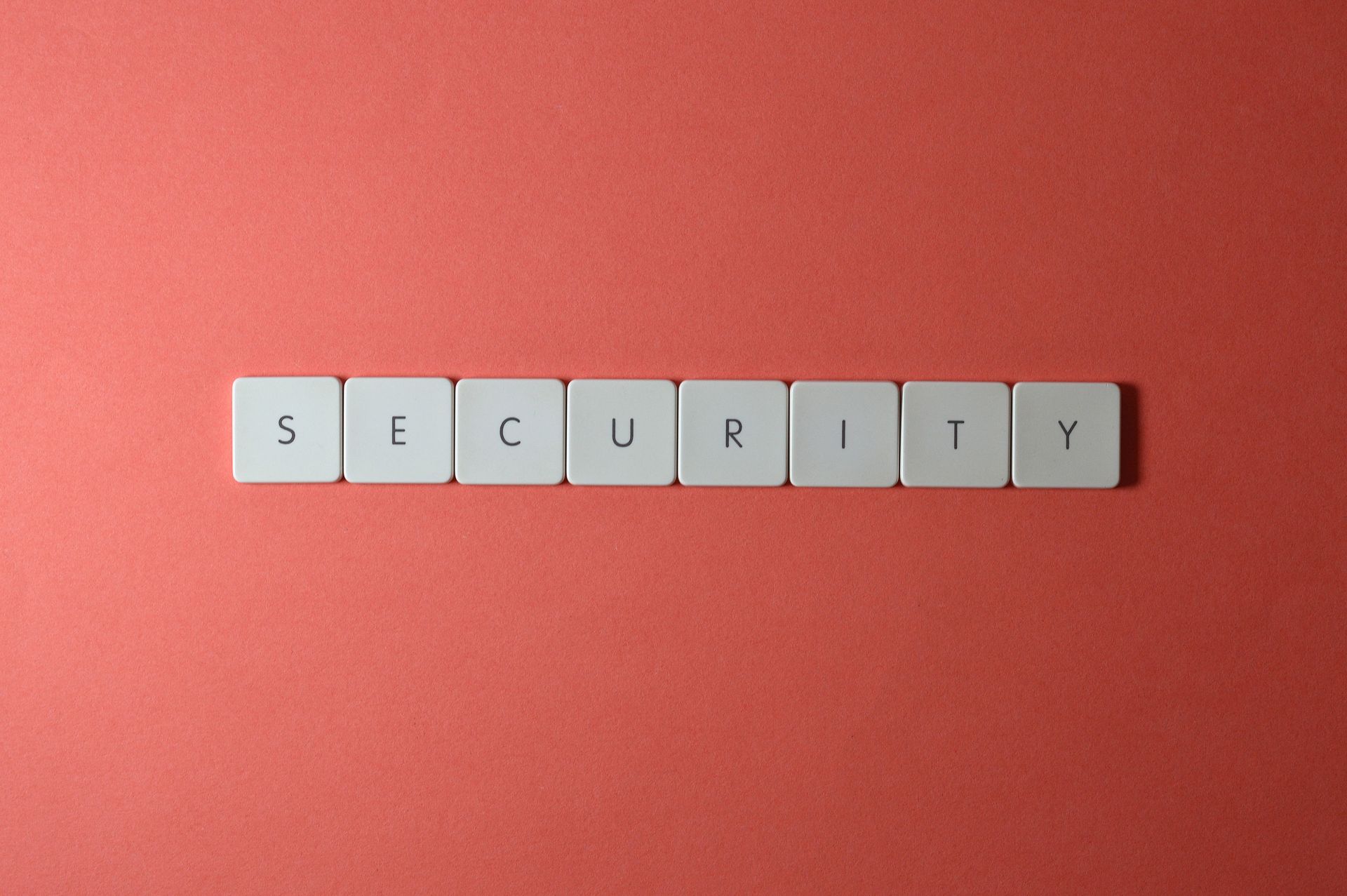 security in scrabble letters