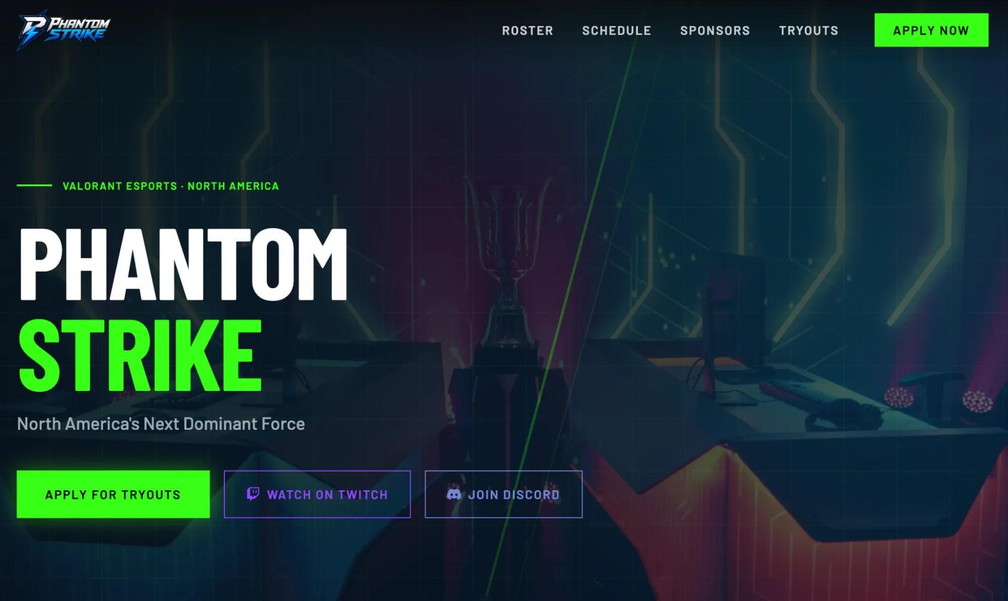 Finished gaming website created using AI Airo Builder.