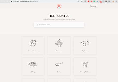 FAQ Page Dollar Shave Club Help Center