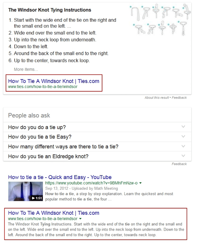 Featured Snippet Sample