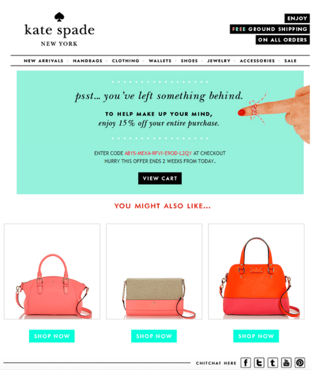 Abandoned Shoppers Kate Spade