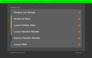 Afternic Domain Parking Example