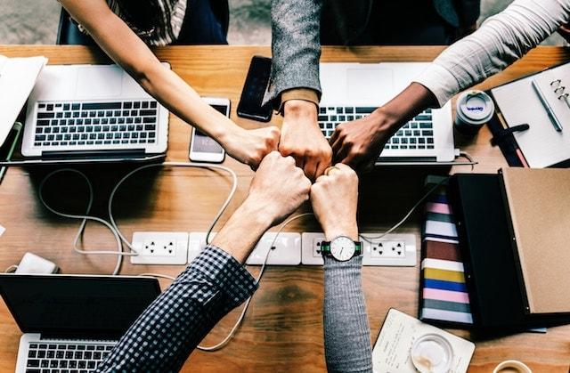 Back Office Productivity Fist Bump