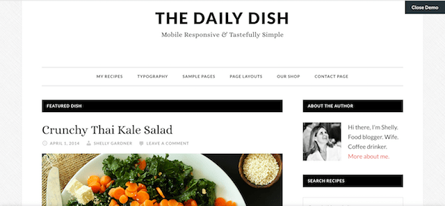 Best Food Blogs WordPress Themes