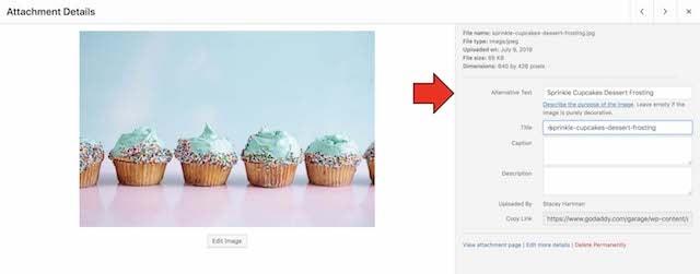 Blog SEO Image Alt Tag Example