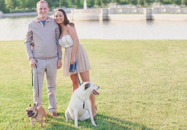 Blogging For A Living Michelle Schroeder-Gardner Husband and Dogs