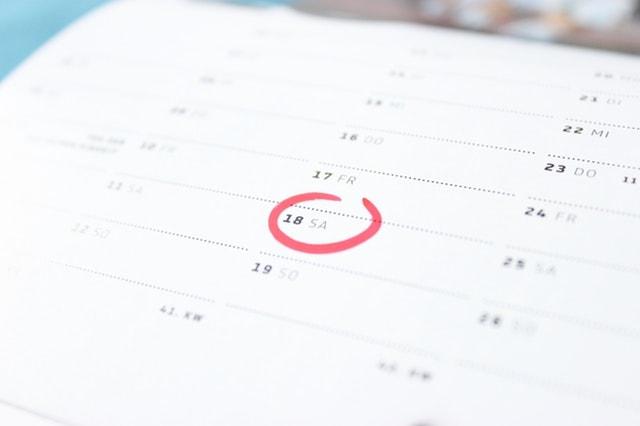 Budgeting Tips Calendar