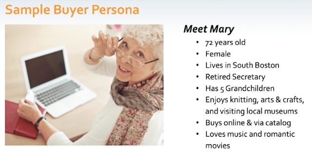 Build a Buyer Persona Mary
