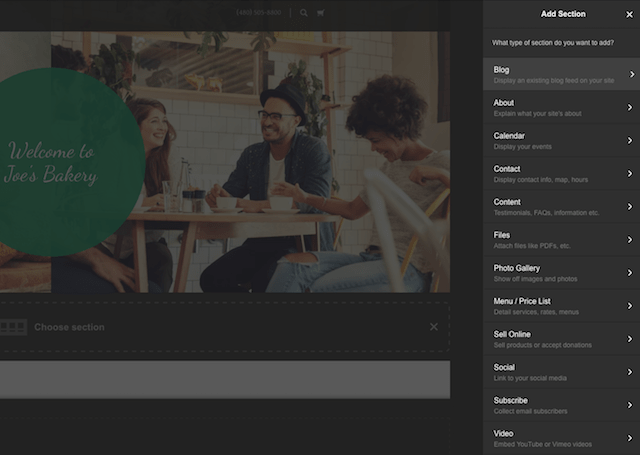 Build A Website In Under An Hour Add Section