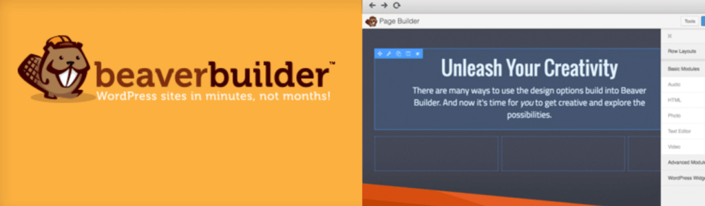 Beaver Builder page builder plugin for WordPress