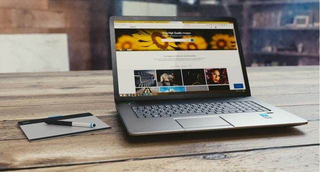 Building Your First Website Laptop