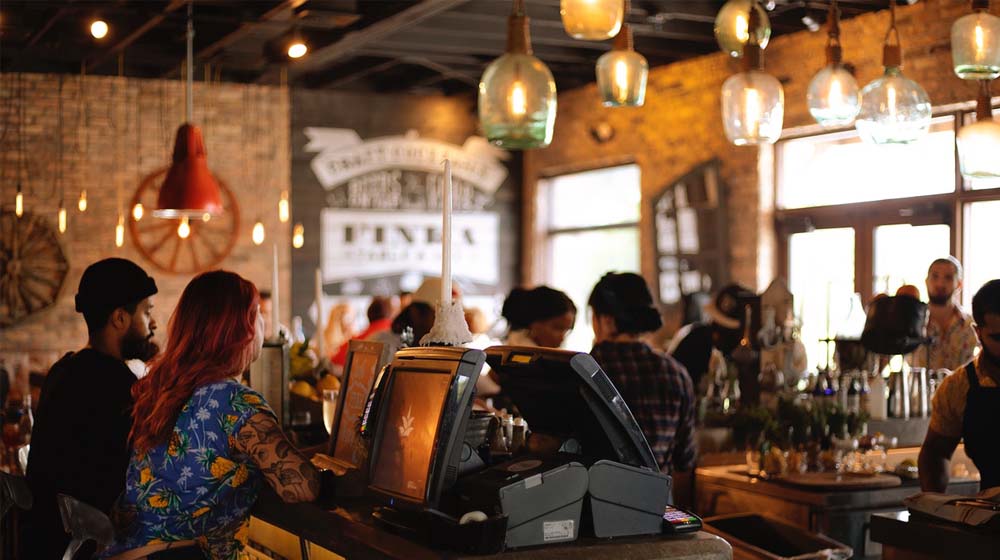 Busy Cafe Illustrates SEO for Restaurants