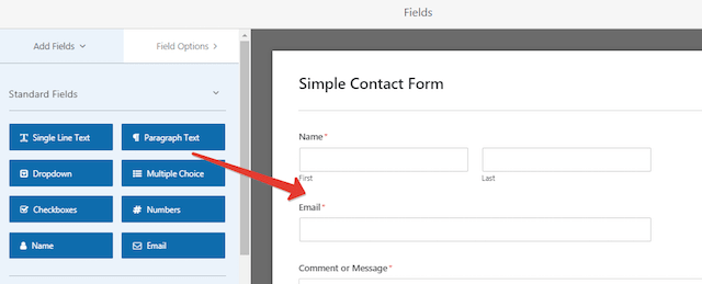 Client Feedback Form Fields