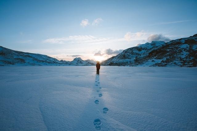 Client Onboarding Footprints In Snow