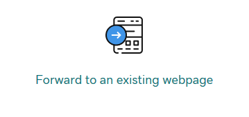 GoDaddy Forward to Existing Webpage
