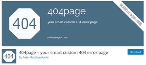 custom 404 Page WordPress 404page-Plugin