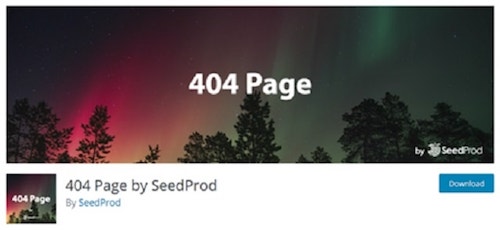 custom 404 Page WordPress SeedProd