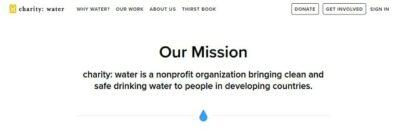 Defining Company Values Charity Water