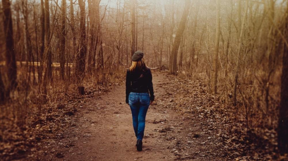 Defining Company Values Woman Walking In Nature