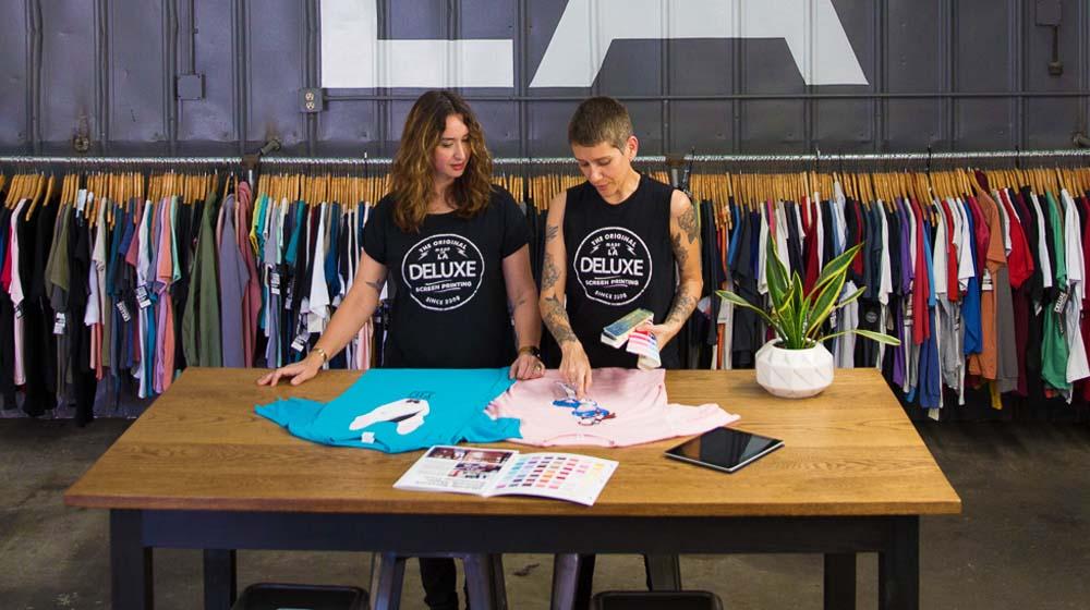 Deluxe Screen Printing Elsie Acevedo Chris Slivar
