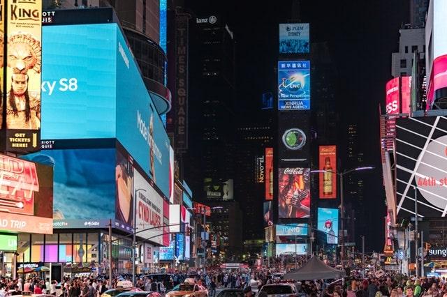 Domain Extensions NYC Times Square