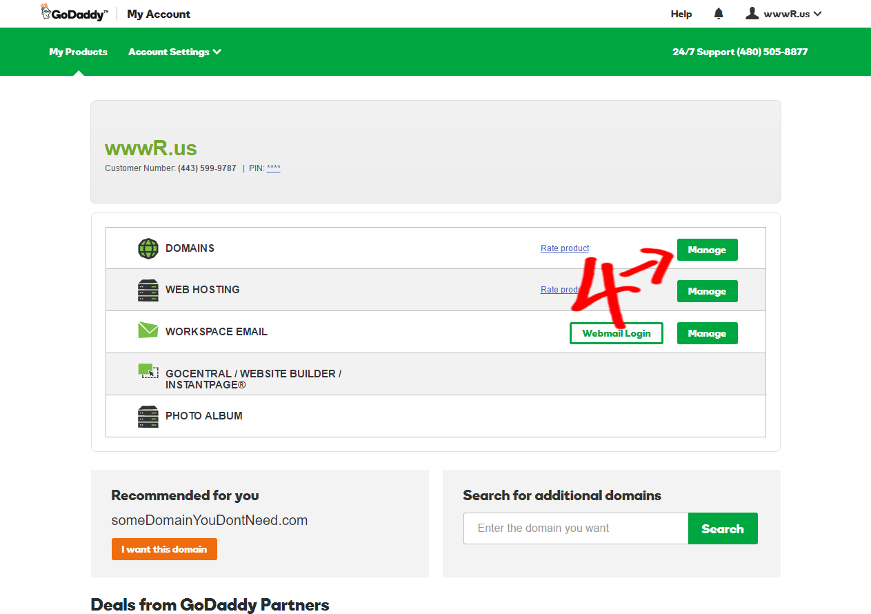 Domains & DNS Configure
