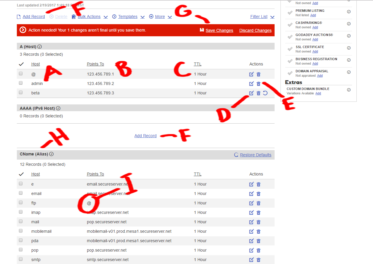 Domains & DNS Records