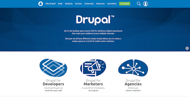 Drupal CMS Homepage