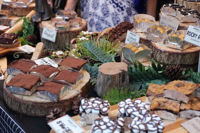 Holiday Baked Goods At A Market