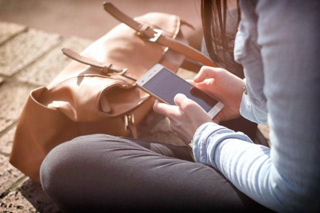 Email Design Woman Reading On Smartphone