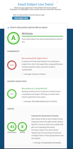 Email Length Analyzed in Subject Line Checker