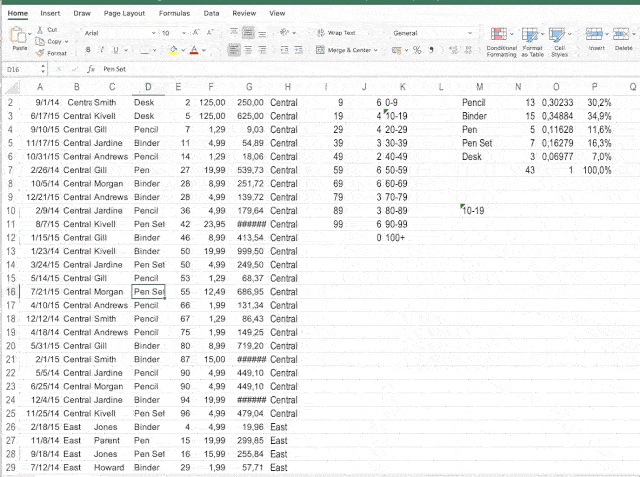 Excel Shortcuts 19 Hide Rows Quickly