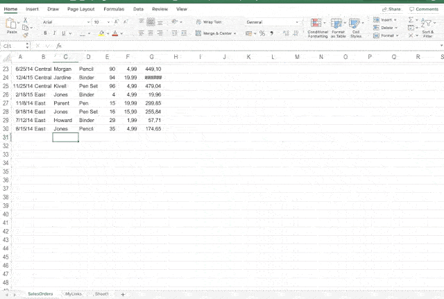 Excel Shortcuts 5 Insert New Sheet
