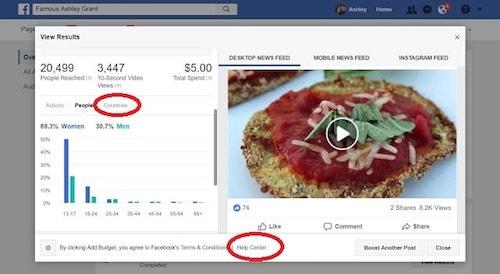 Facebook Page Insights Countries and Help Center
