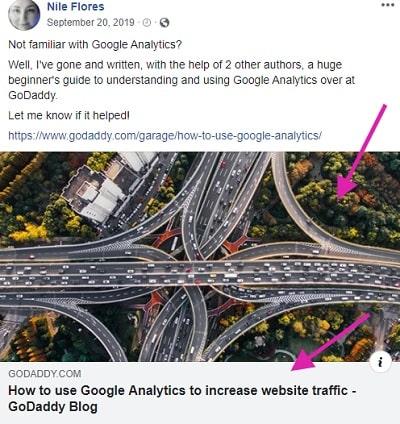 Facebook Post Opengraph Example