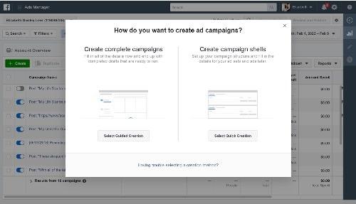 Facebook Reach Ads Campaign Options