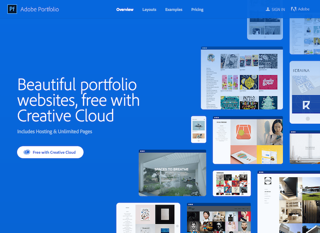 Free Online Portfolio Websites Adobe Portfolio