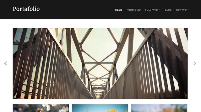 Free Portfolio WordPress Themes Portafolio